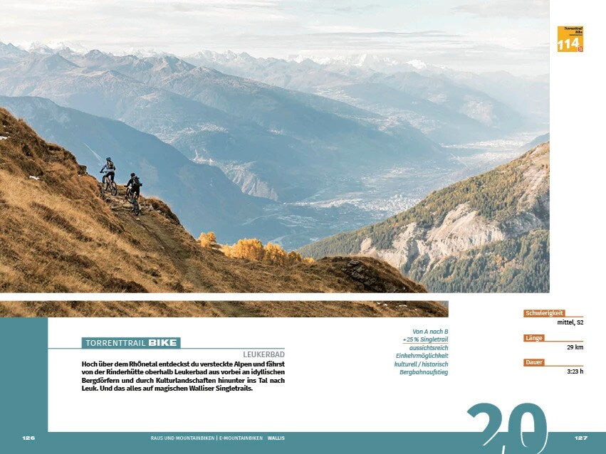 Hallwag Kümmerly+Frey Wallis Raus und Mountainbiken | E-Mountainbiken (Deutsch, 2022, Hallwag Kümmerly+Frey AG)