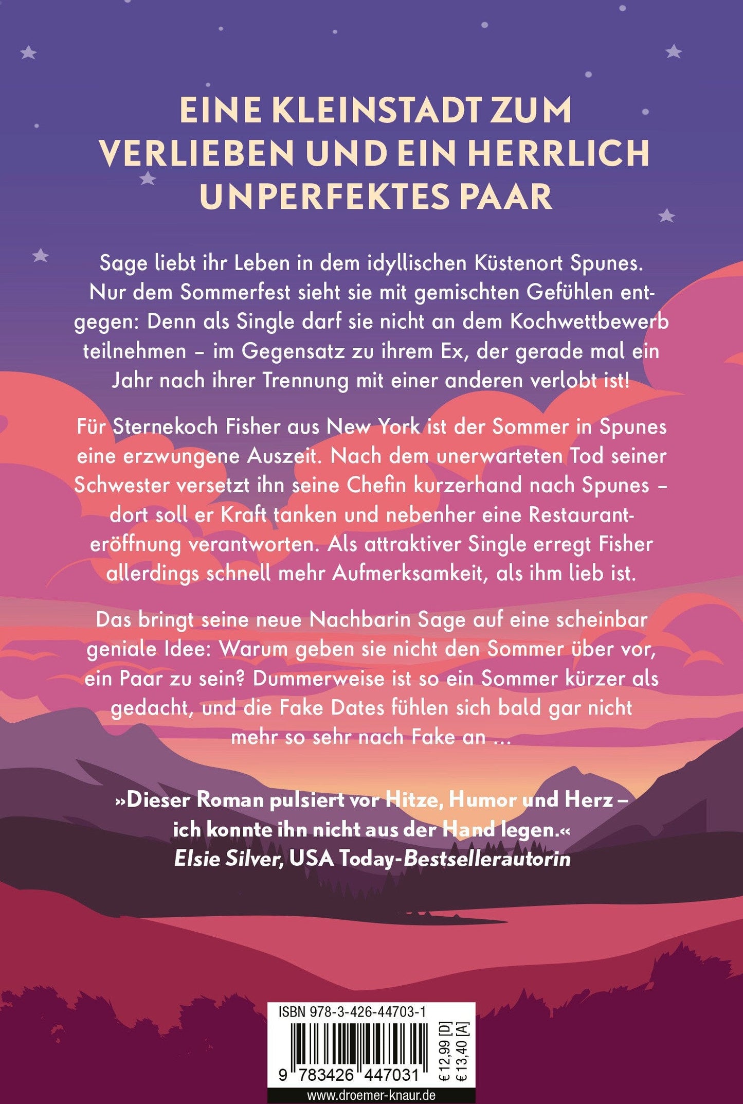 Sterne, die im Sommer tanzen