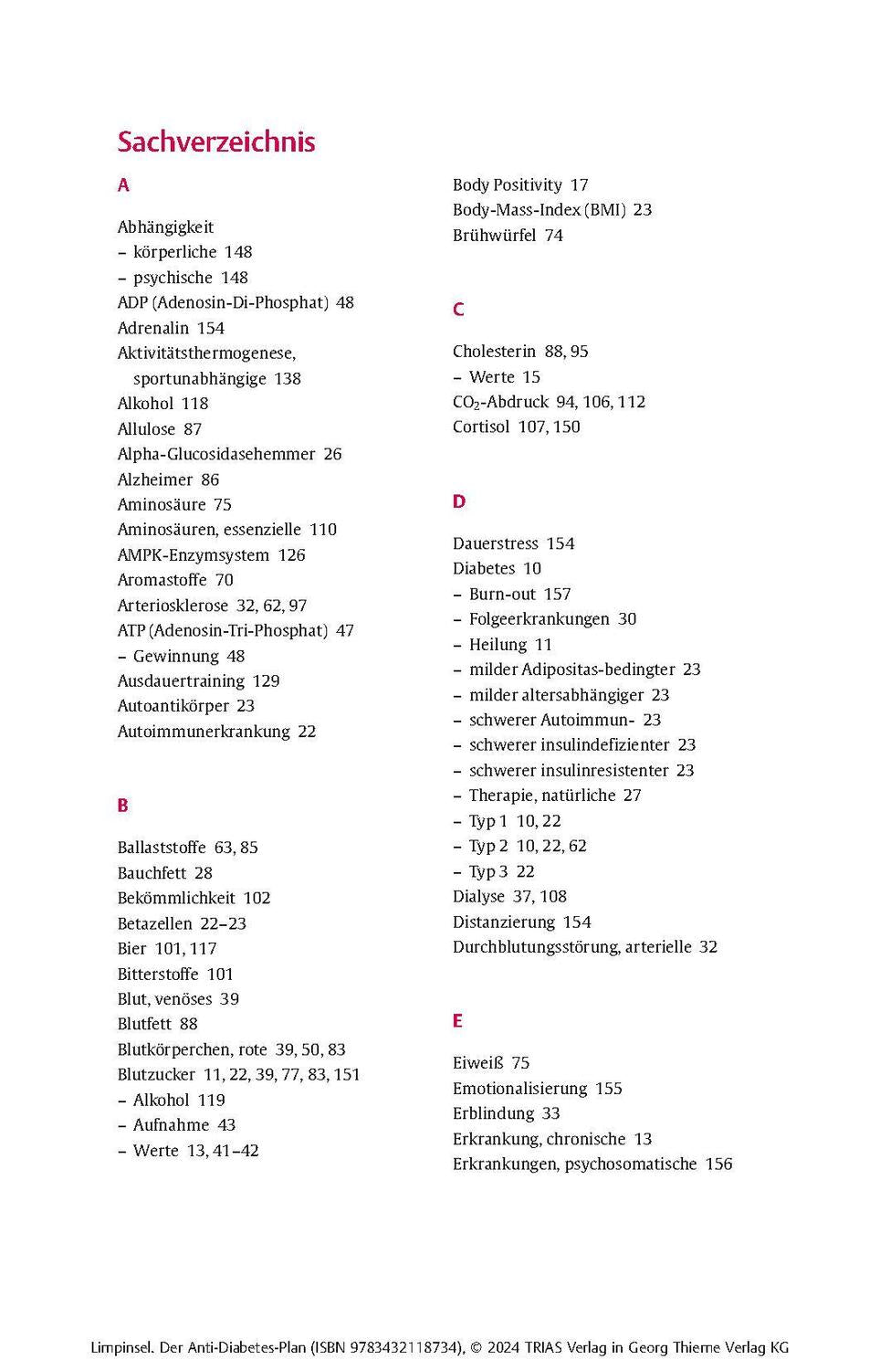 Trias Der Anti-Diabetes-Plan (Deutsch, 2024, Rainer Limpinsel)