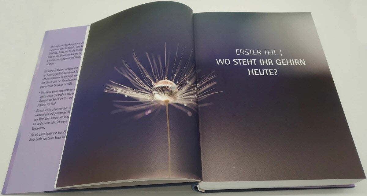 Arkana Heile dein Gehirn - Das Basisbuch (Deutsch, 2023, Anthony William)