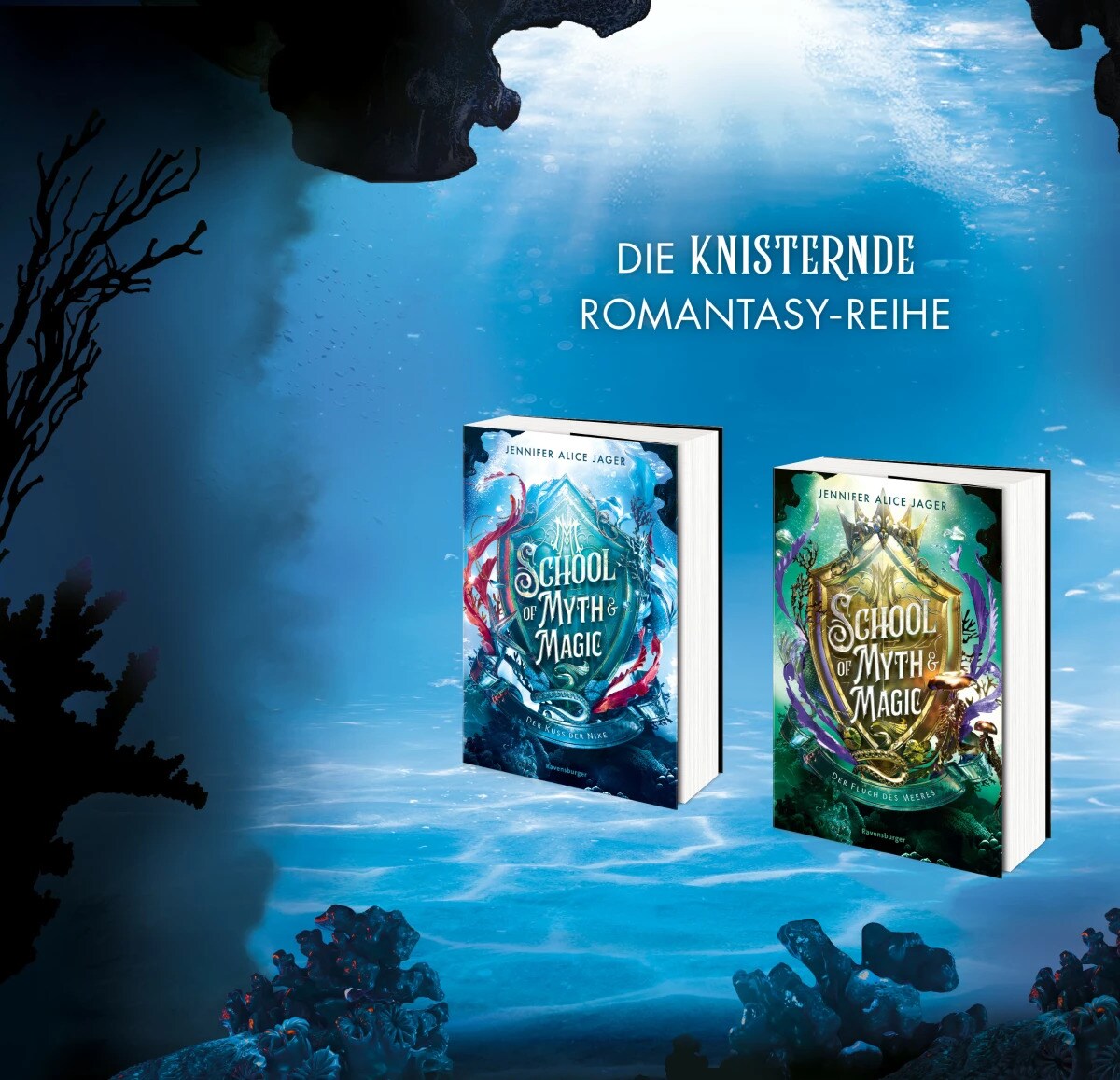 Ravensburger School of Myth & Magic, Band 1: Der Kuss der Nixe (Deutsch, 2024, Jennifer Alice Jager)