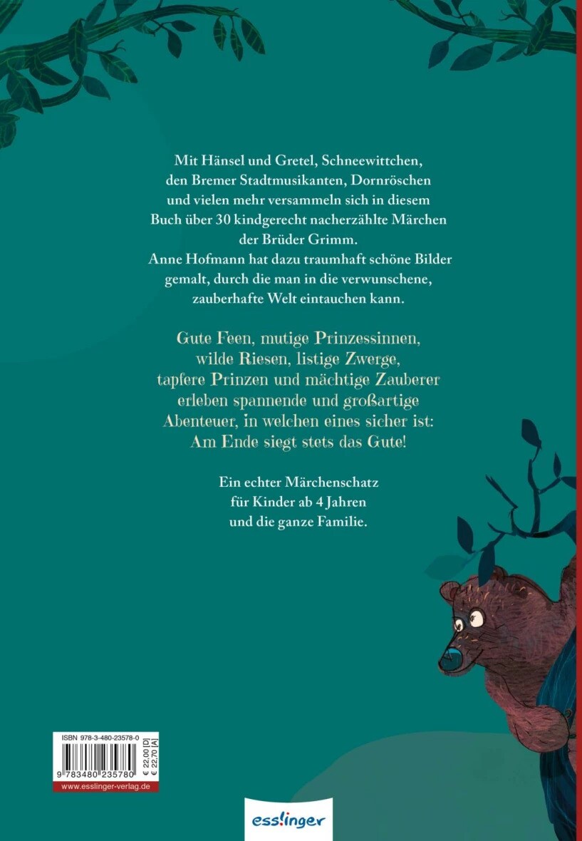 Esslinger Grimms Märchen (Deutsch, 2020, Brüder Grimm, Ulrike Sauerhöfer, Sylvia Tress, Anne Hofmann)