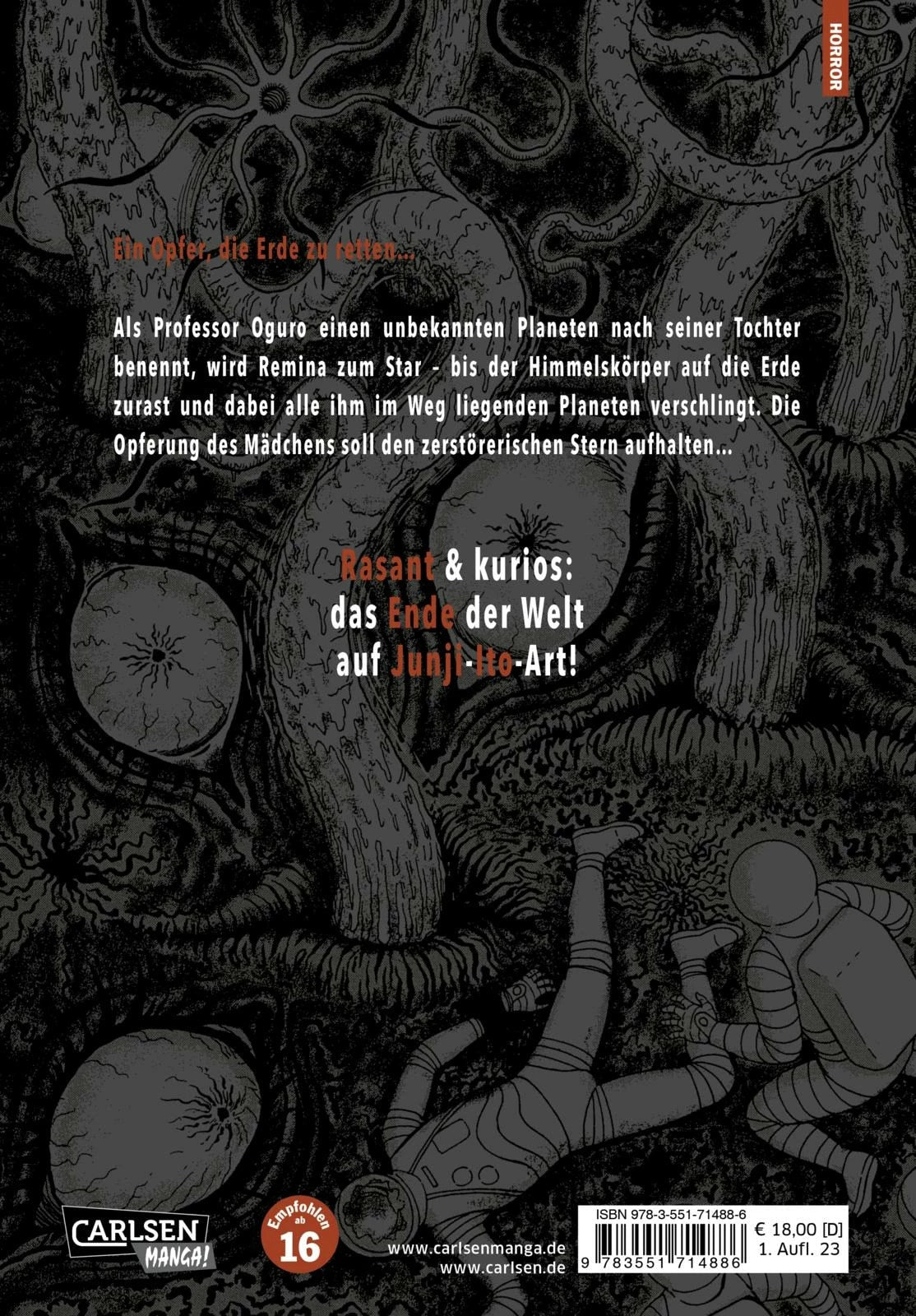 Carlsen Remina (Deutsch, 2023, Junji Ito)