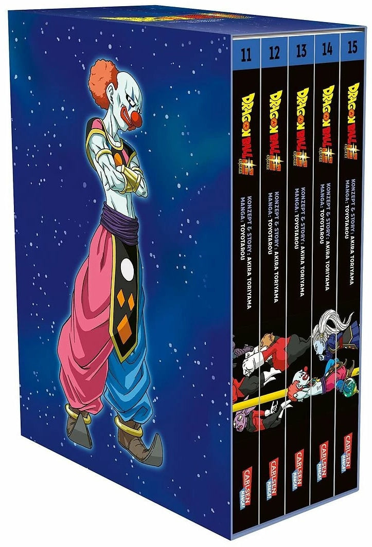 Carlsen Dragon Ball Super, Bände 11-15 im Sammelschuber mit Extra (Deutsch, 2022, Akira Toriyama, Akira Toriyama (Original Story), Toyotarou)