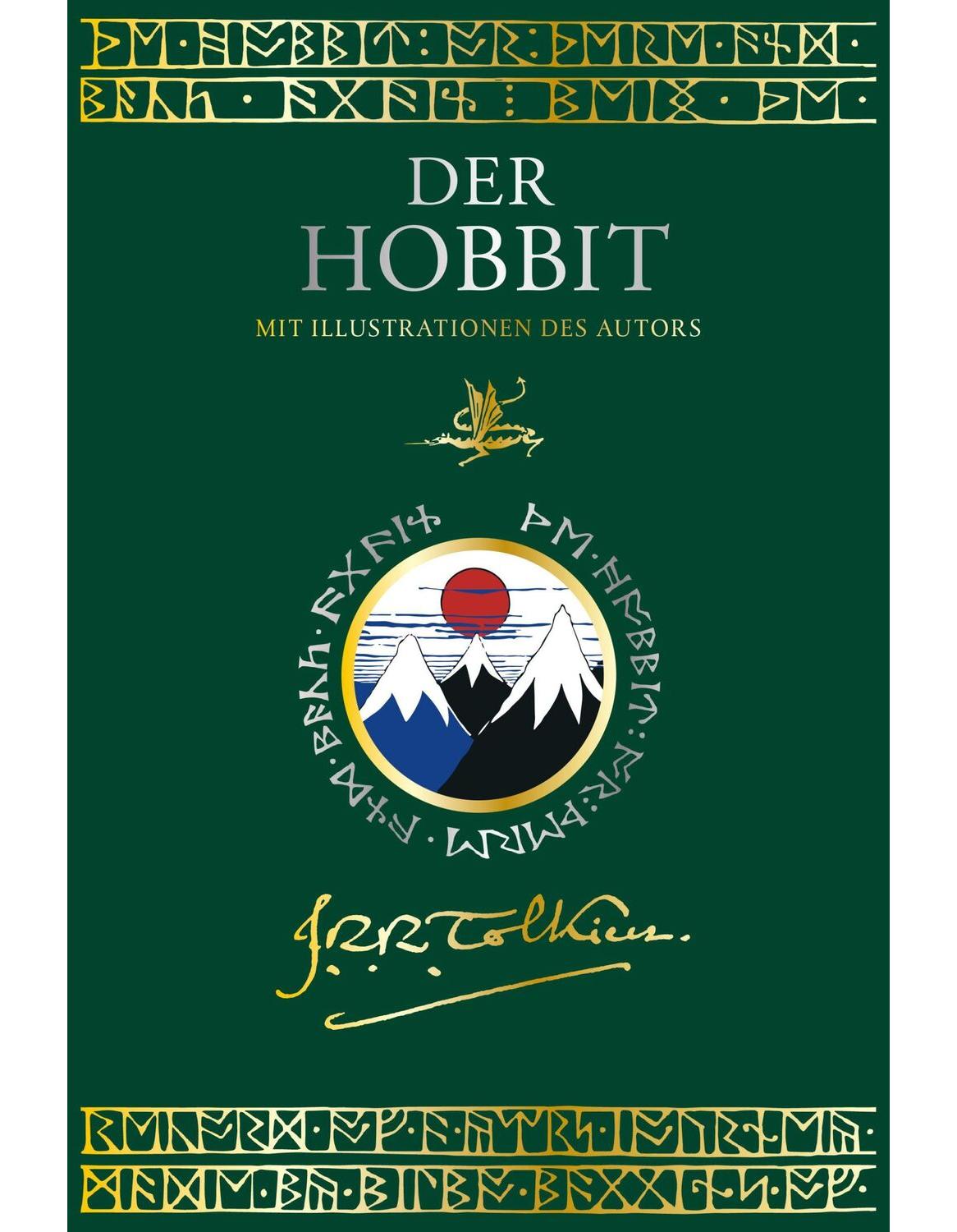 Hobbit-Presse Der Hobbit Luxusausgabe (Deutsch, 2023, J.R.R. Tolkien, Wolfgang Krege)