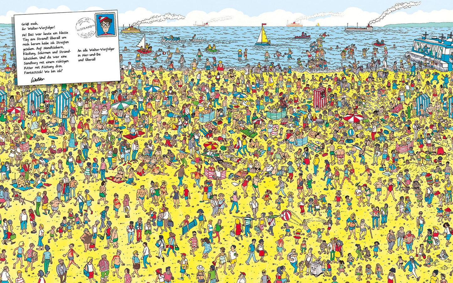 S. Fischer Publishing Wo ist Walter? (Deutsch, 2017, Martin Handford)