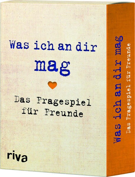 Riva Was ich an dir mag - Das Fragespiel für Freunde