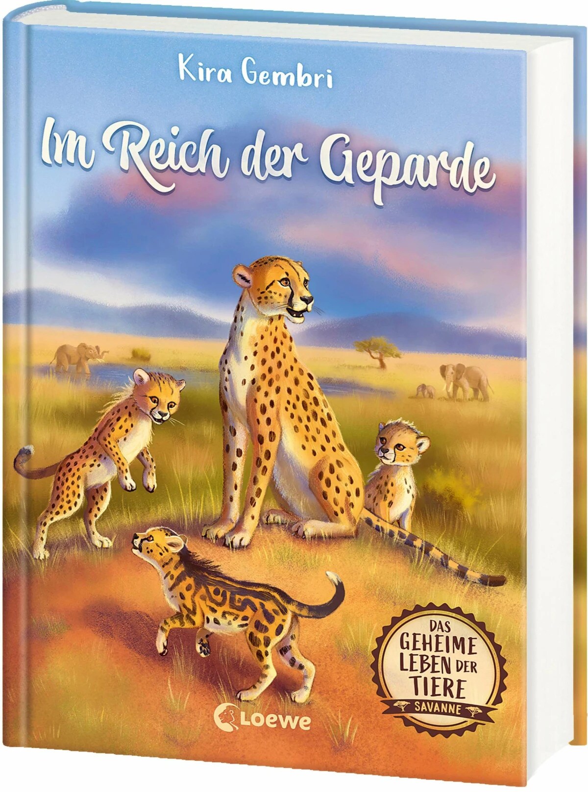 Loewe Das geheime Leben der Tiere (Savanne, Band 3) - Im Reich der Geparde (Deutsch, 2024, Kira Gembri, Jennifer Coulmann, Loewe Kinderbücher)