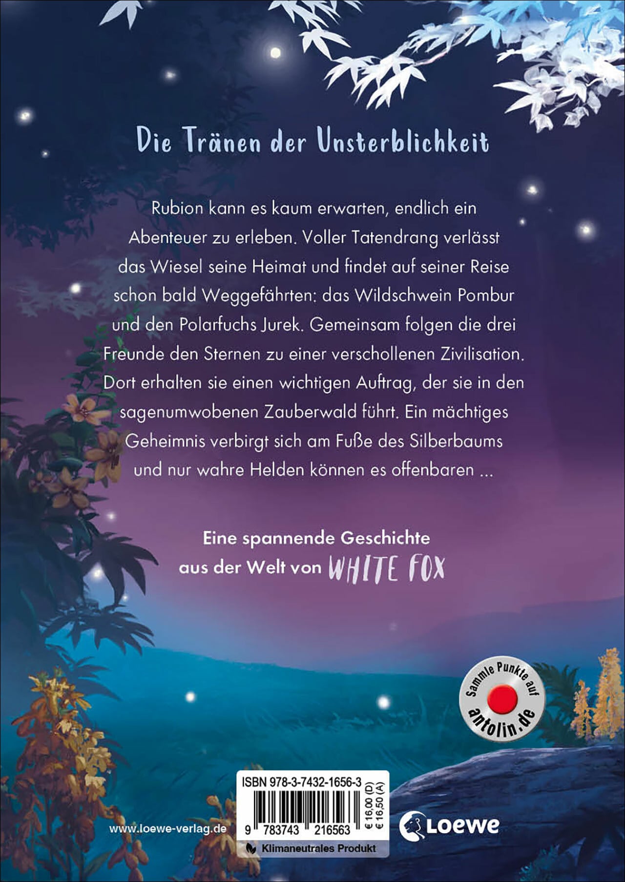 Loewe White Fox Chroniken (Band 1) - Das Geheimnis des Silberbaums (Deutsch, 2023, Jiatong Chen, Loewe Erstes Selberlesen, Leonie Weidel, Viola Wang)