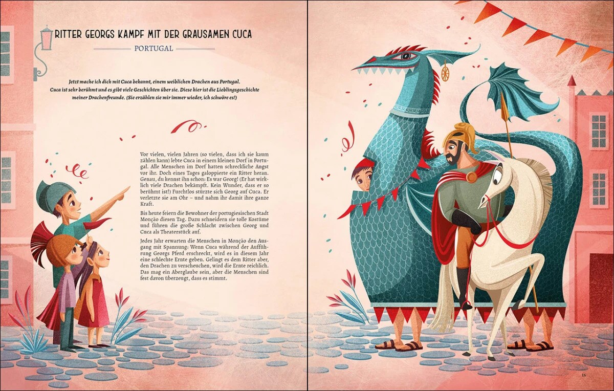 Loewe Mein großes Vorlesebuch von Drachen, Feen und anderen Fabelwesen (Deutsch, 2023, Tea Orsi, Loewe Vorlesebücher, Anna Taube, Anna Láng)