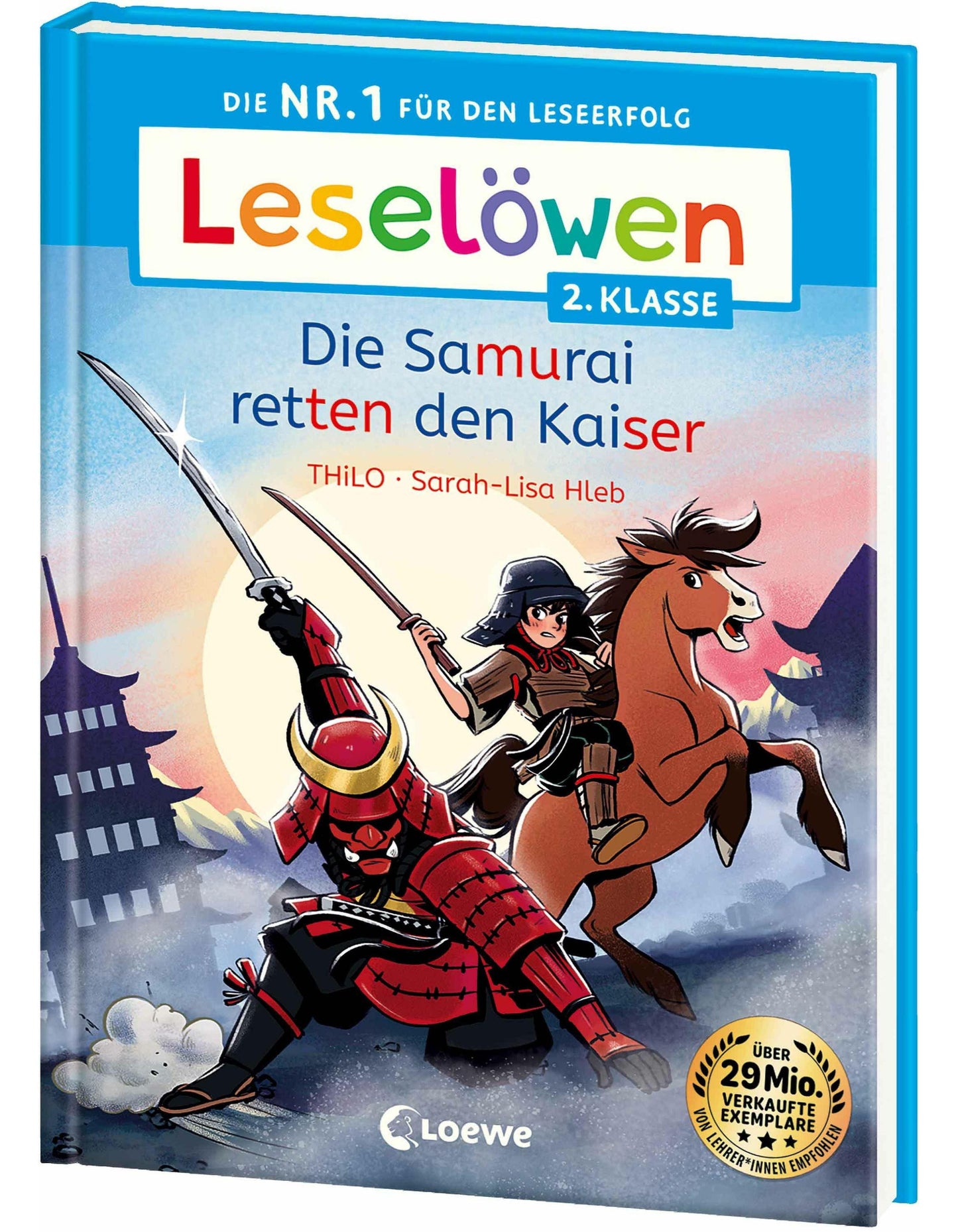 Loewe Leselöwen 2. Klasse - Die Samurai retten den Kaiser (Deutsch, 2024, Loewe Erstlesebücher, Sarah-Lisa Hleb, THiLO)