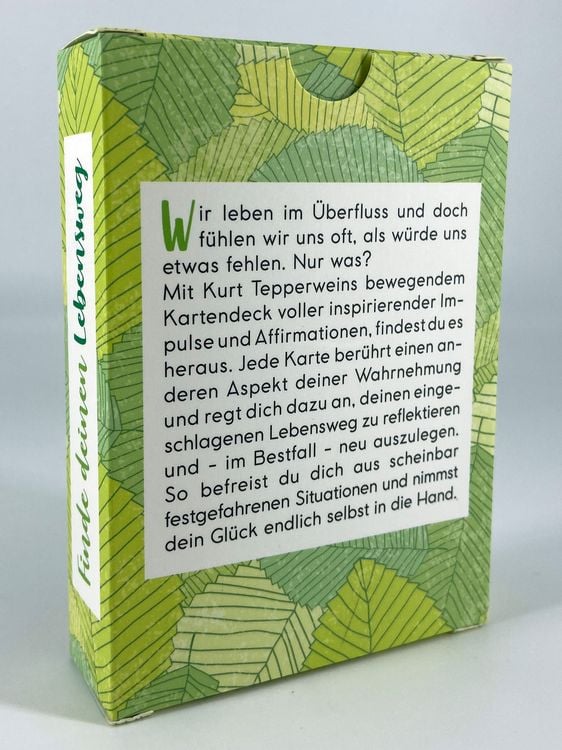 Finde deinen Lebensweg, Meditationskarte