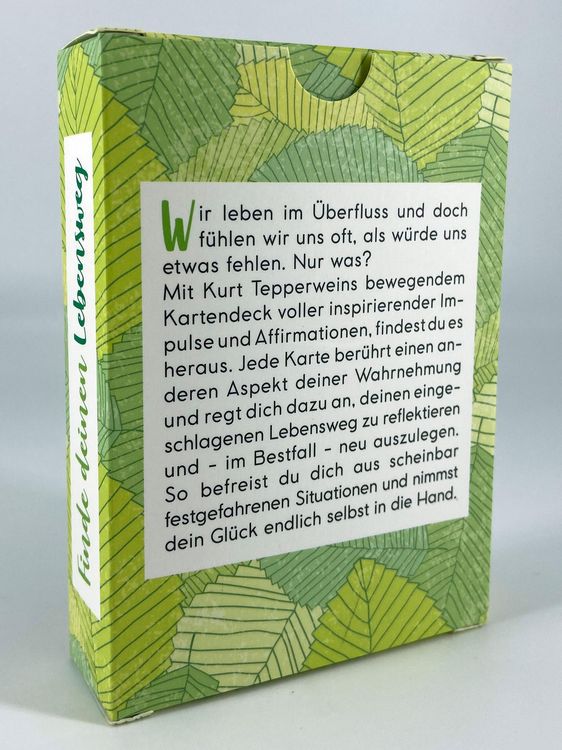 Finde deinen Lebensweg, Meditationskarte