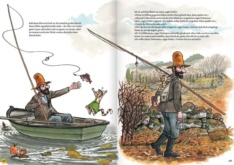 Oetinger Pettersson und Findus. Unsere schönsten Geschichten (Deutsch, 2022, Sven Nordqvist)