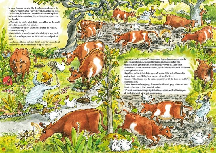 Oetinger Pettersson und Findus. Unsere schönsten Geschichten (Deutsch, 2022, Sven Nordqvist)