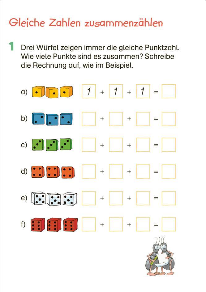 Tessloff Fit für Mathe 1. Klasse. Mein 5-Minuten-Block (Deutsch, 2023, Werner Zenker, Guido Wandrey)