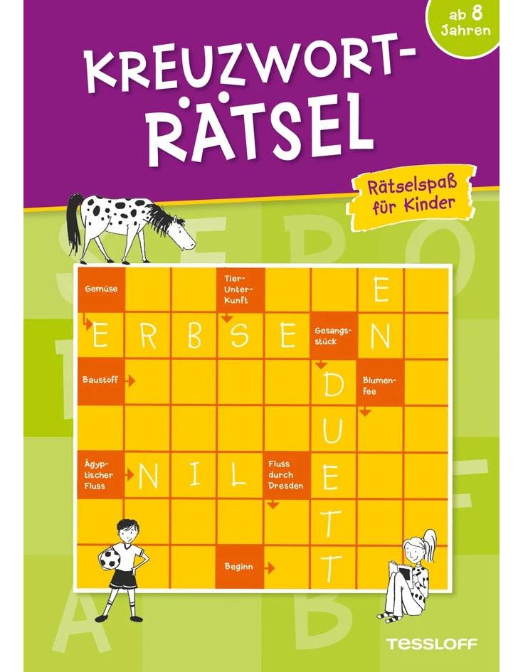 Tessloff Kreuzworträtsel: Rätselspass für Kinder (grün) (Deutsch, 2008, Marion Meister, Inge Gürtzig)