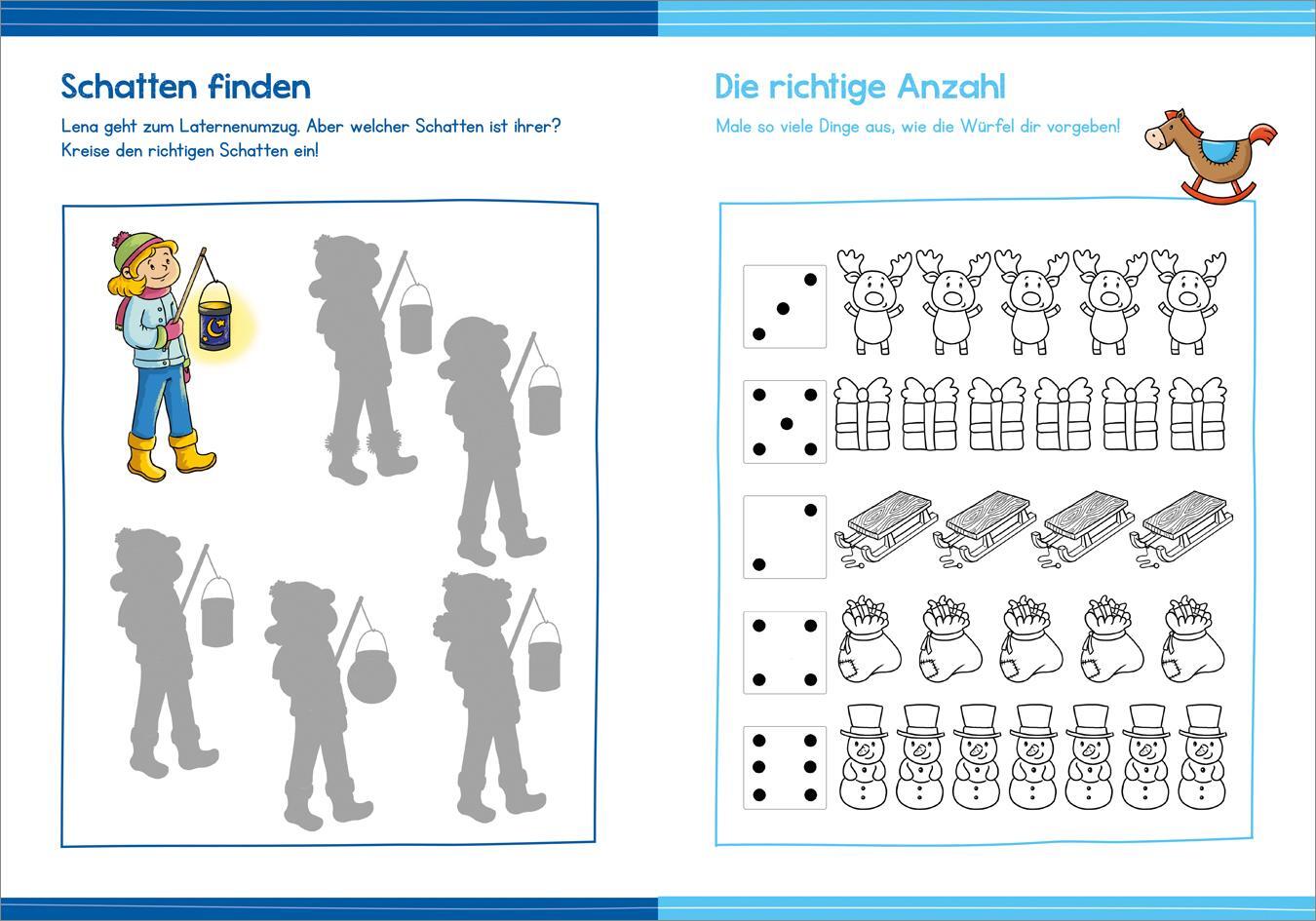 Tessloff Malen und Rätseln für Kindergartenkinder. Jahreszeiten. Suchen, Zählen, Zuordnen, Verbinden für (Deutsch, 2020, Nadja Schwendemann)