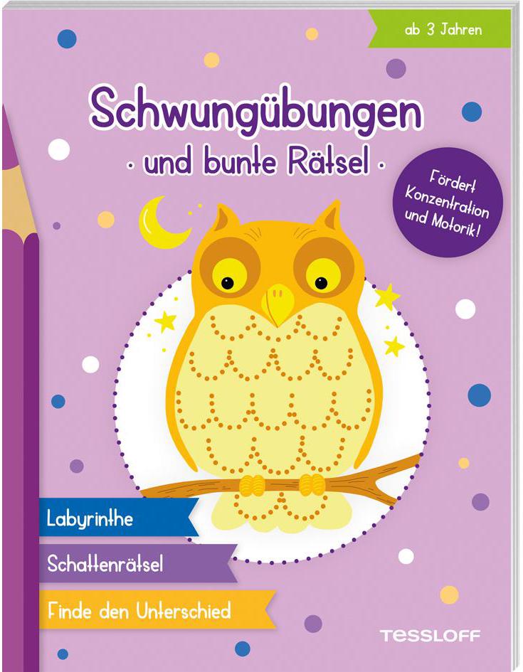 Tessloff Schwungübungen und bunte Rätsel (Deutsch, 2022)