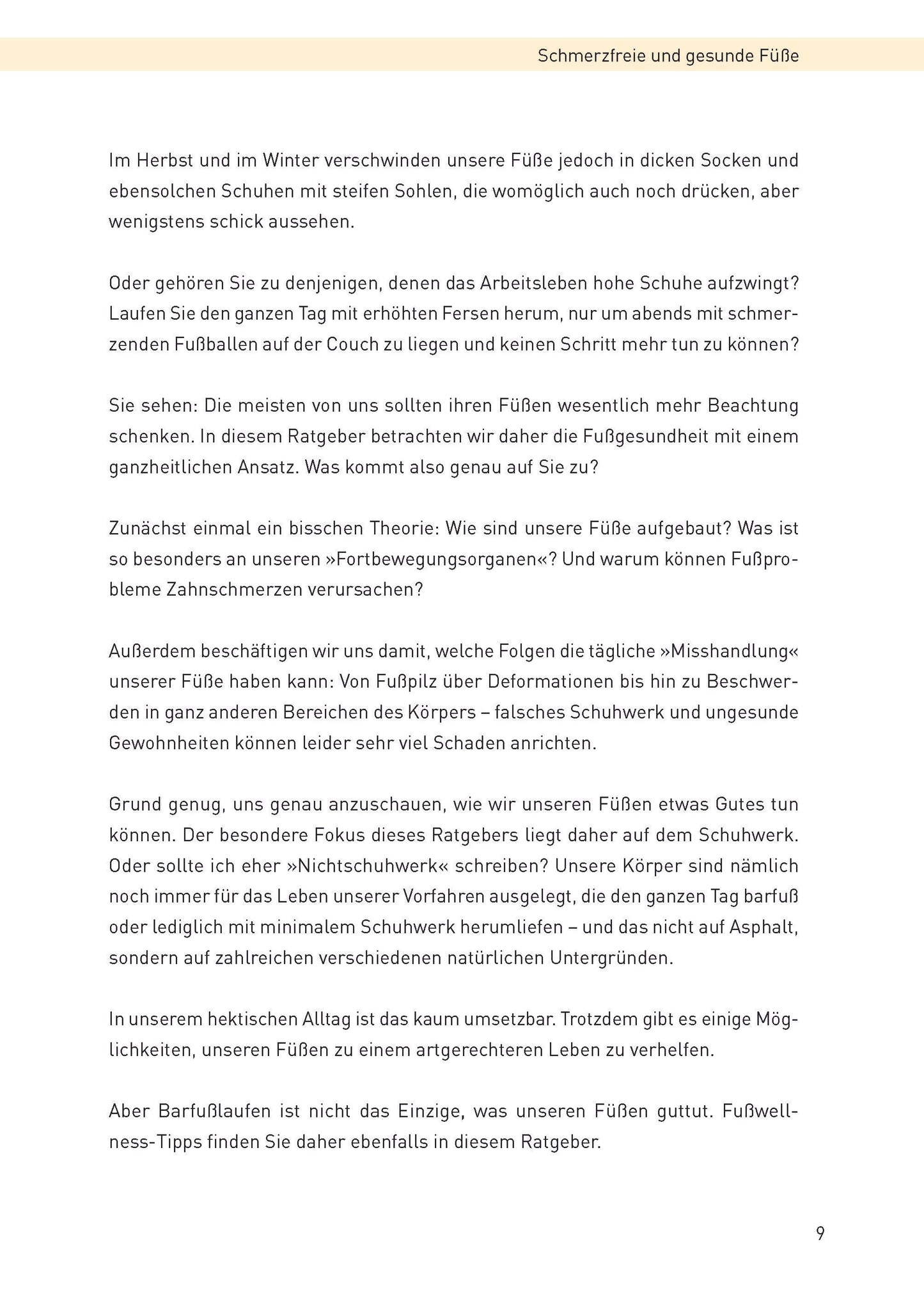 Schmerzfreie und gesunde Füsse