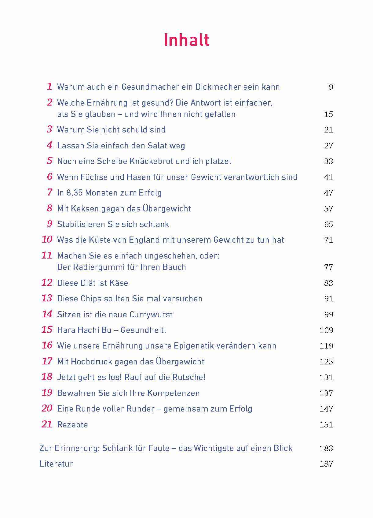 Schlank für Faule