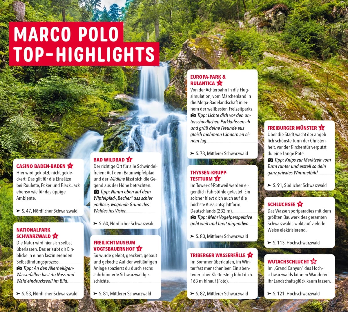 Marco Polo Reiseführer Schwarzwald (Deutsch, 2023, Dr.Roland Weis, Florian Wachsmann)