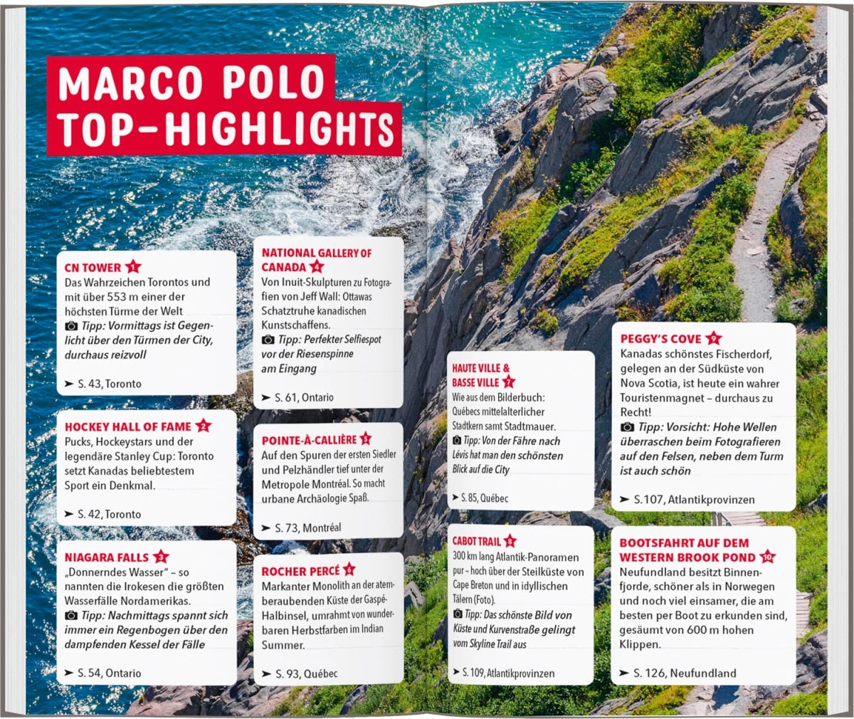 Marco Polo Reiseführer Kanada Ost, Montreal, Toronto, Québec (Deutsch, 2023, Karl Teuschl)