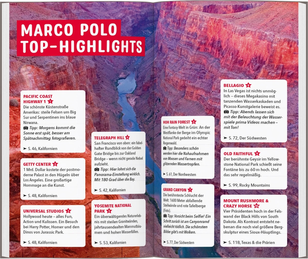 Marco Polo Reiseführer USA West (Deutsch, 2023, Karl Teuschl)