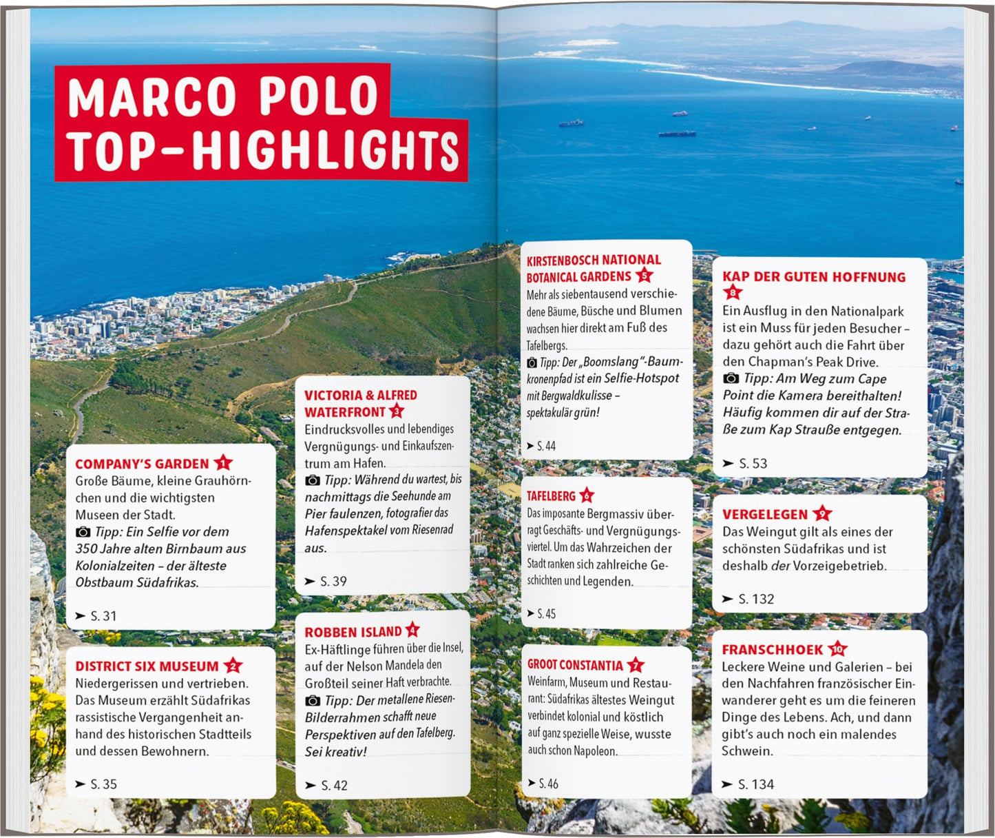 Marco Polo Reiseführer Kapstadt, Wine Lands, Garden Route (Deutsch, 2024, Markus Schönherr, Kai Schächtele, Anja Jeschonneck)