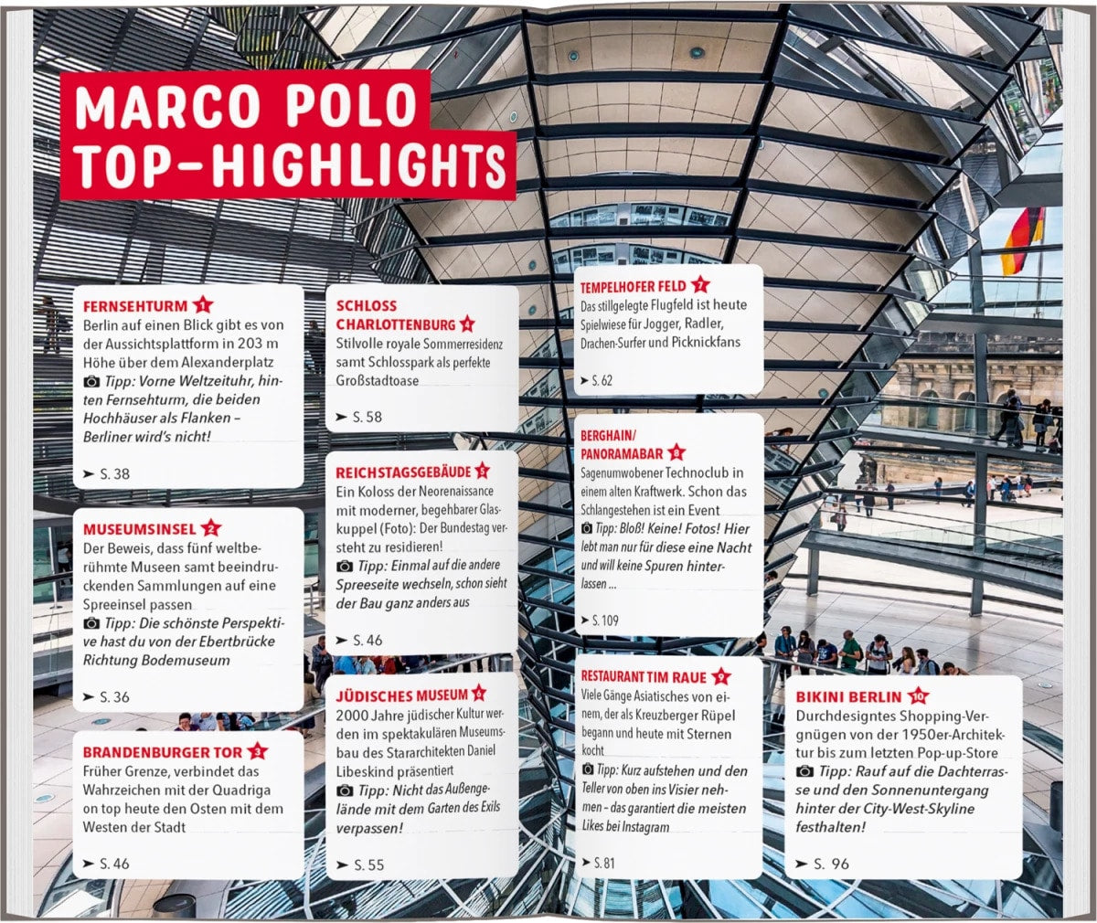Marco Polo Reiseführer Berlin (Deutsch, 2024, Juliane Schader, Christine Berger)