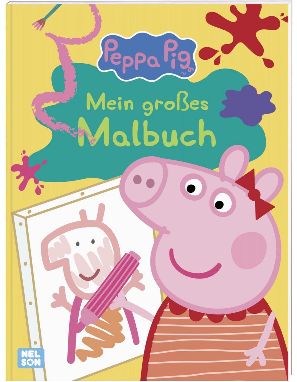 Nelson Peppa: Mein grosses Malbuch