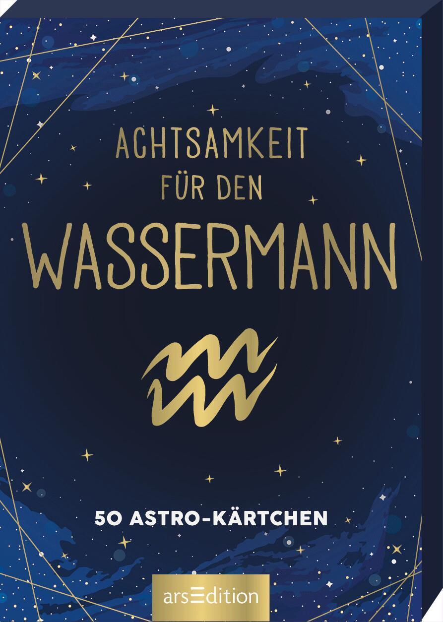 Ars Edition Achtsamkeit für den Wassermann (Deutsch, 2022, Ars Edition)