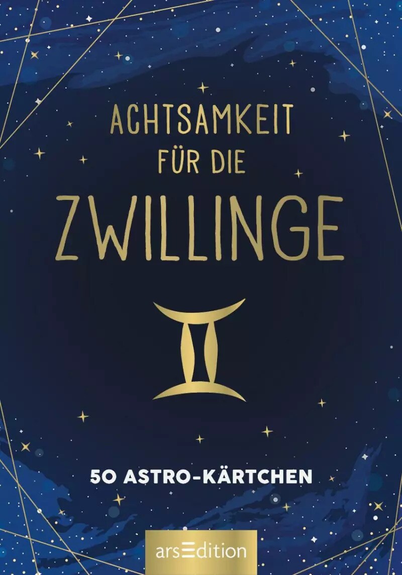 Ars Edition Achtsamkeit für die Zwillinge (Deutsch, 2022, Ars Edition)