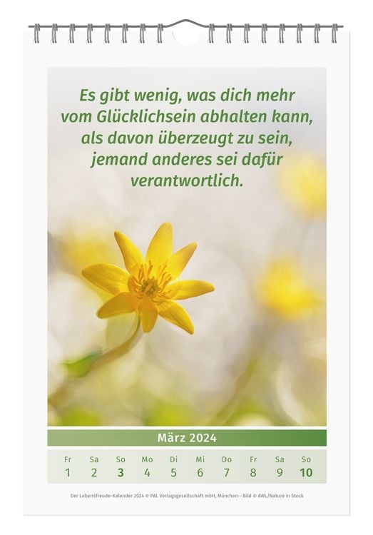 Der Lebensfreude-Kalender 2024