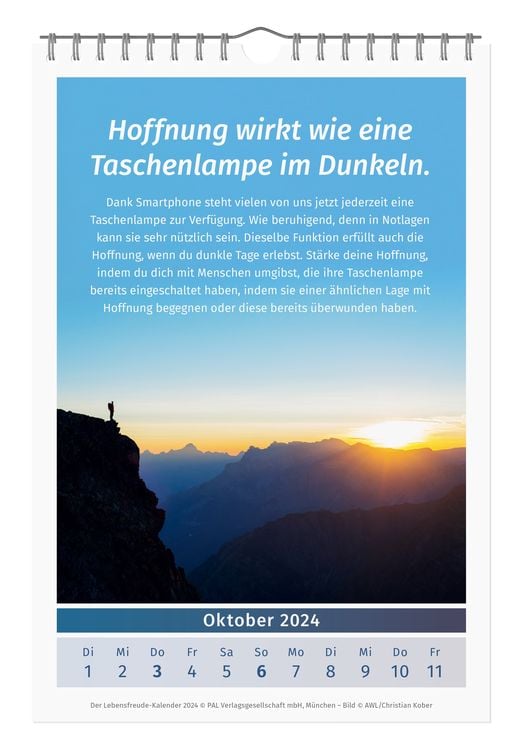 Der Lebensfreude-Kalender 2024