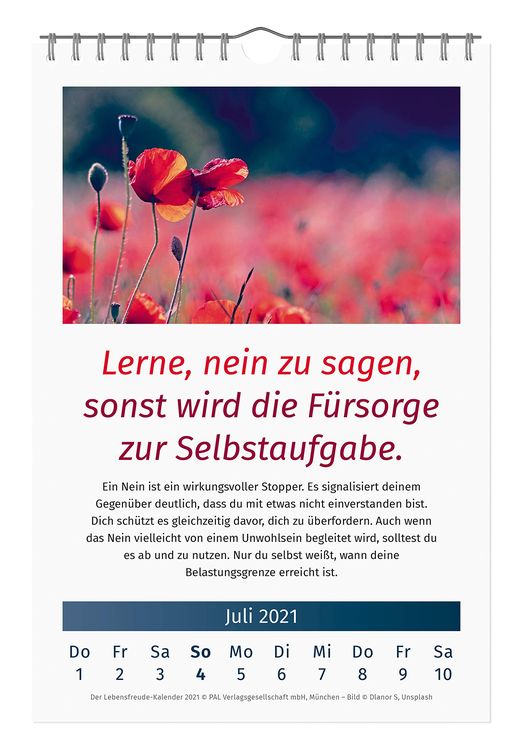 Der Lebensfreude-Kalender 2024