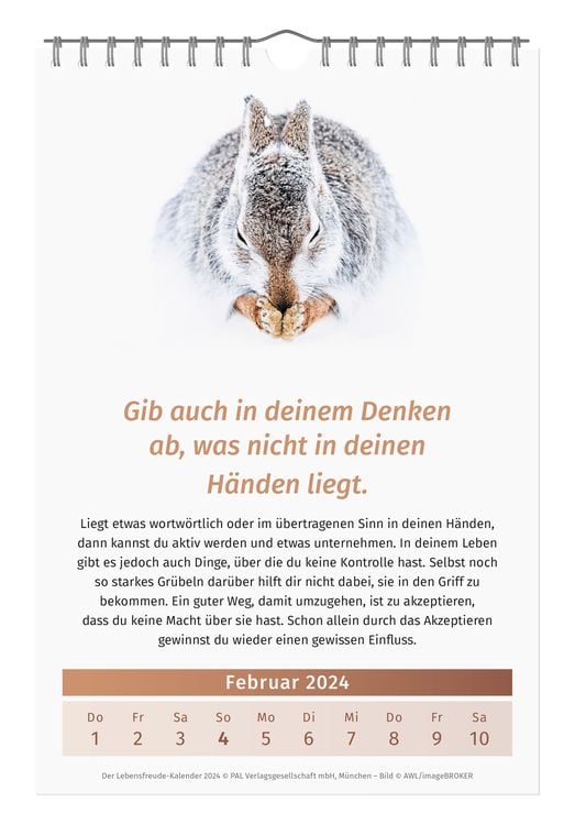 Der Lebensfreude-Kalender 2024
