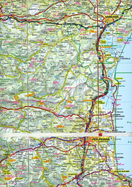 MoTourMaps Pyrenäen (Frankreich - Spanie