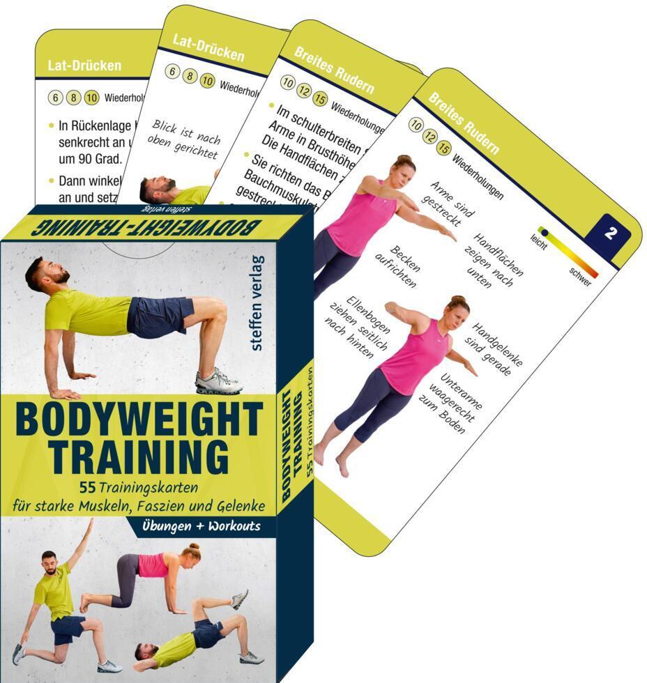 Steffen Trainingskarten Bodyweight-Training (Deutsch, 2023, Ronald Thomschke)