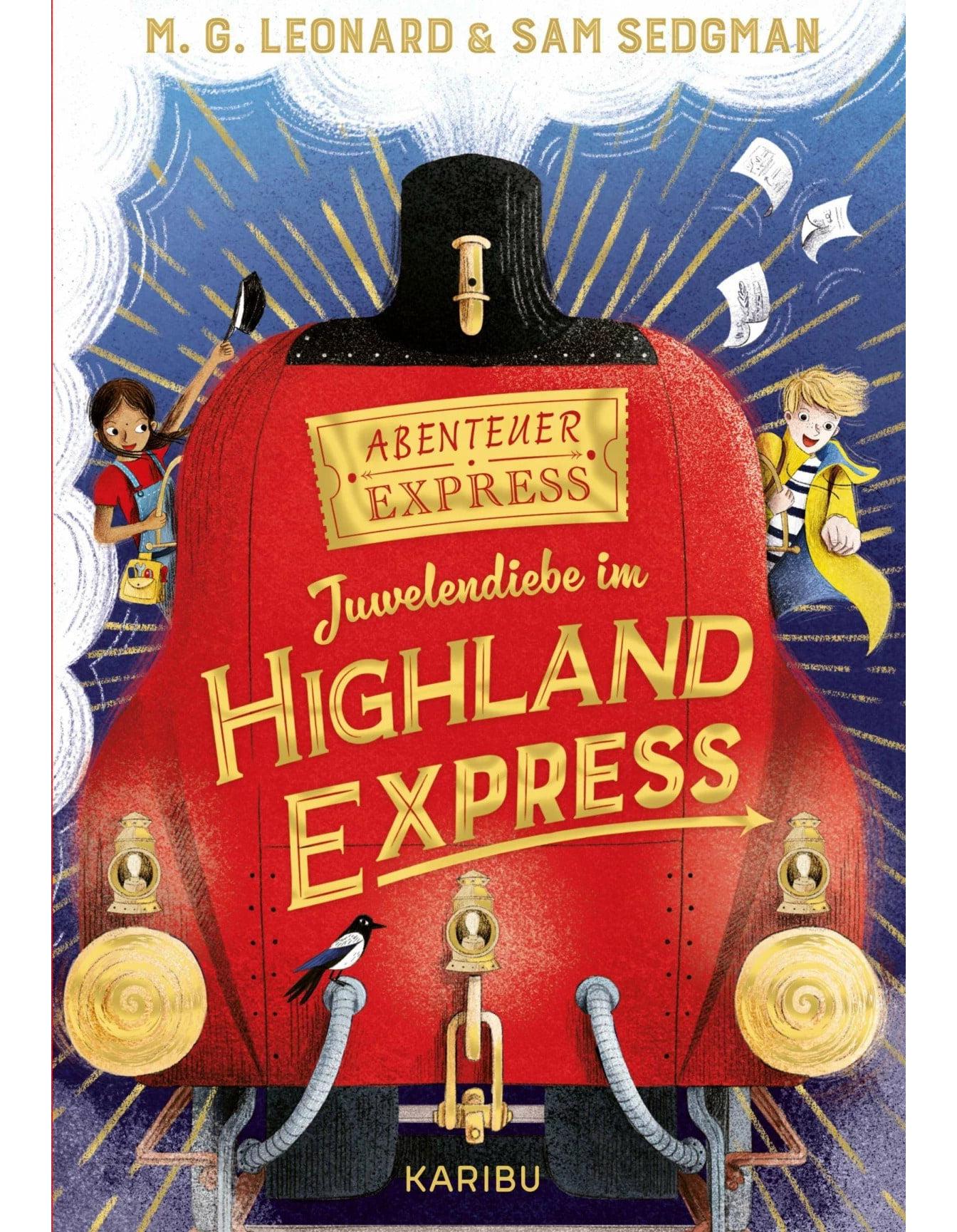 Edel Abenteuer-Express (Band 1) - Juwelendiebe im Highland Express (Deutsch, 2024, Maya G. Leonard, Elisa Paganelli, Tanja Ohlsen, Sam Sedgman)