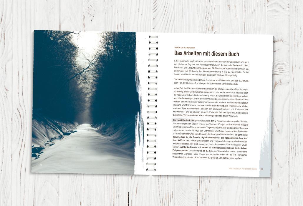 Nova MD Die Rauhnächte - Im Fluss der Zeiten: Ein Workbook für die 12 heiligen Nächte mit viel Raum für (Deutsch, 2019, Annett Hering)
