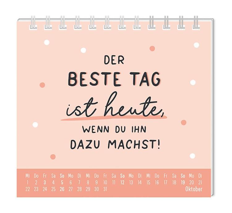 Mini-Kalender 2024 Der beste Tag