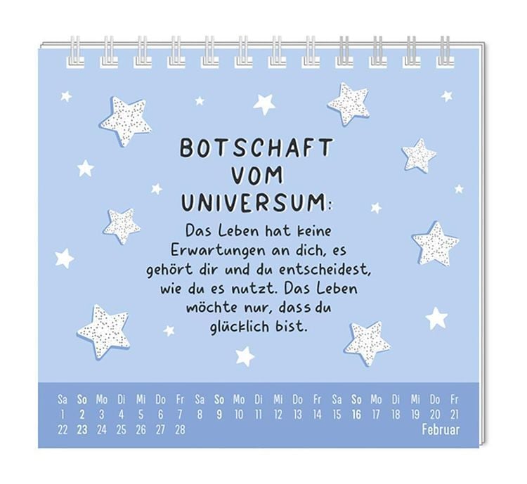 Mini-Kalender 2024 Der beste Tag