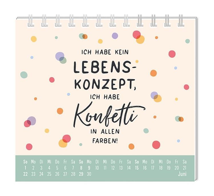 Mini-Kalender 2024 Der beste Tag