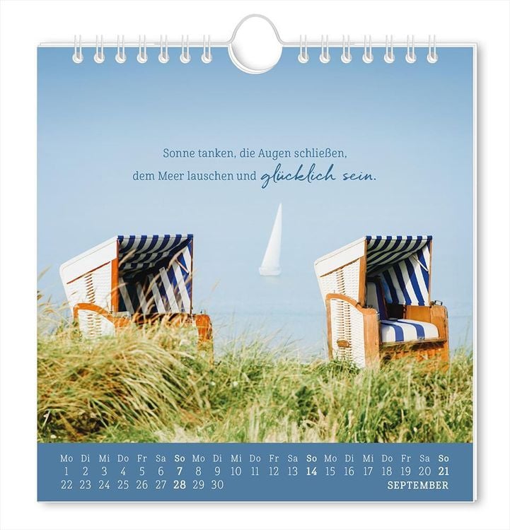 Postkartenkalender 2024 Strandgut