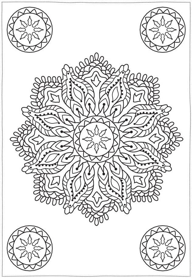 Pen2nature Ausmal-Postkarten Kunstvolle Mandalas | 20 Karten (20 Stk.)