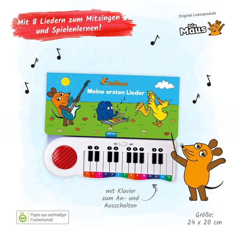 Trötsch Die Maus Klavierbuch Meine erste