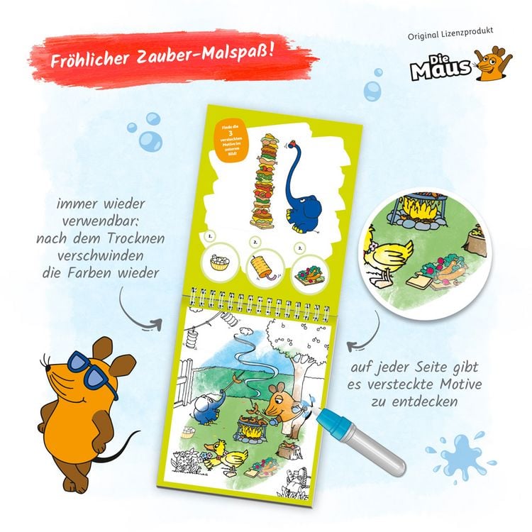 Trötsch Die Maus Zaubermalspaß mit Wasse
