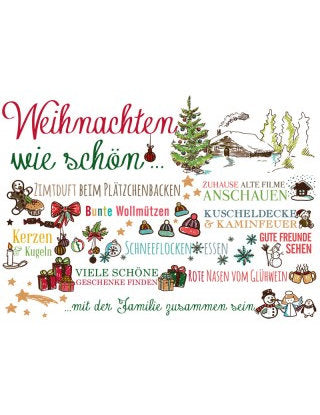 Postkarte Lichtblicke X-mas quer