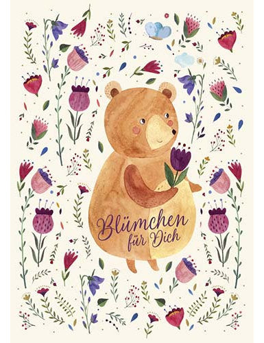 Postkarte. Papelino / Glückwünsche/Gute Wünsche / Hoch